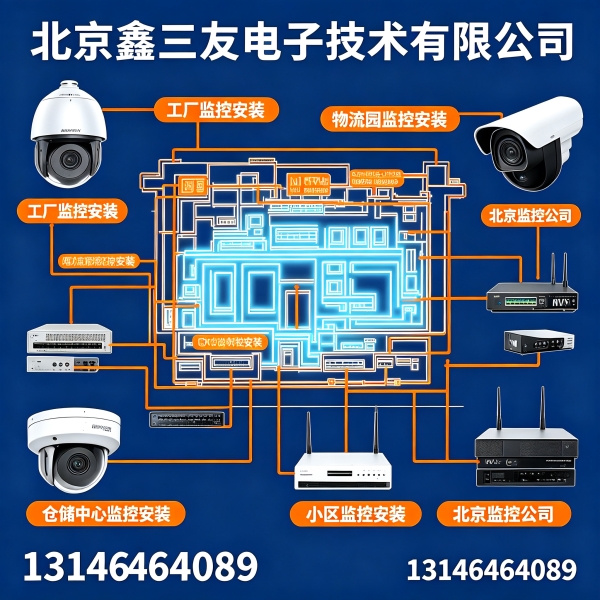 工厂监控安装方案怎么做？北京安防监控布点指南